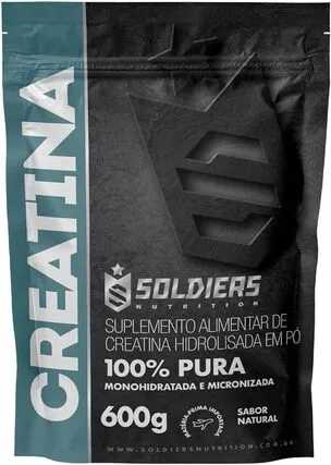 Soldiers Nutrition Creatina Monohidratada 100% Pura Importada