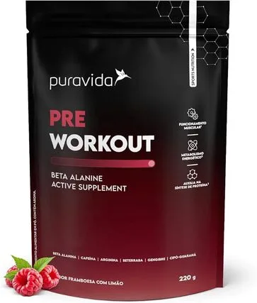 Pura Vida Pre Treino Pre Workout